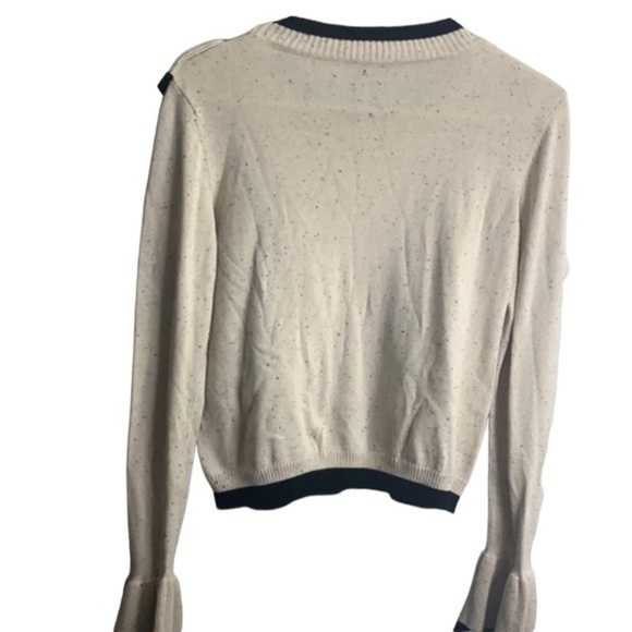 REVOLVE The Fifth Label Bell Sleeve Speckled Sweater Size 8 - Picture 2 of 6